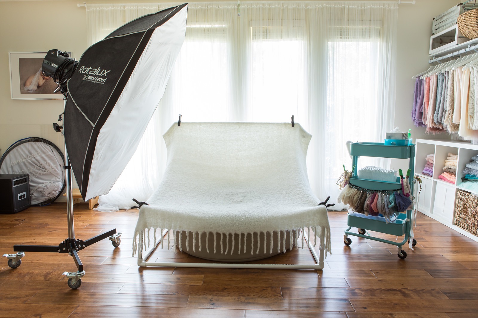 Newborn Photography Studio Set in Baltimore, Maryland