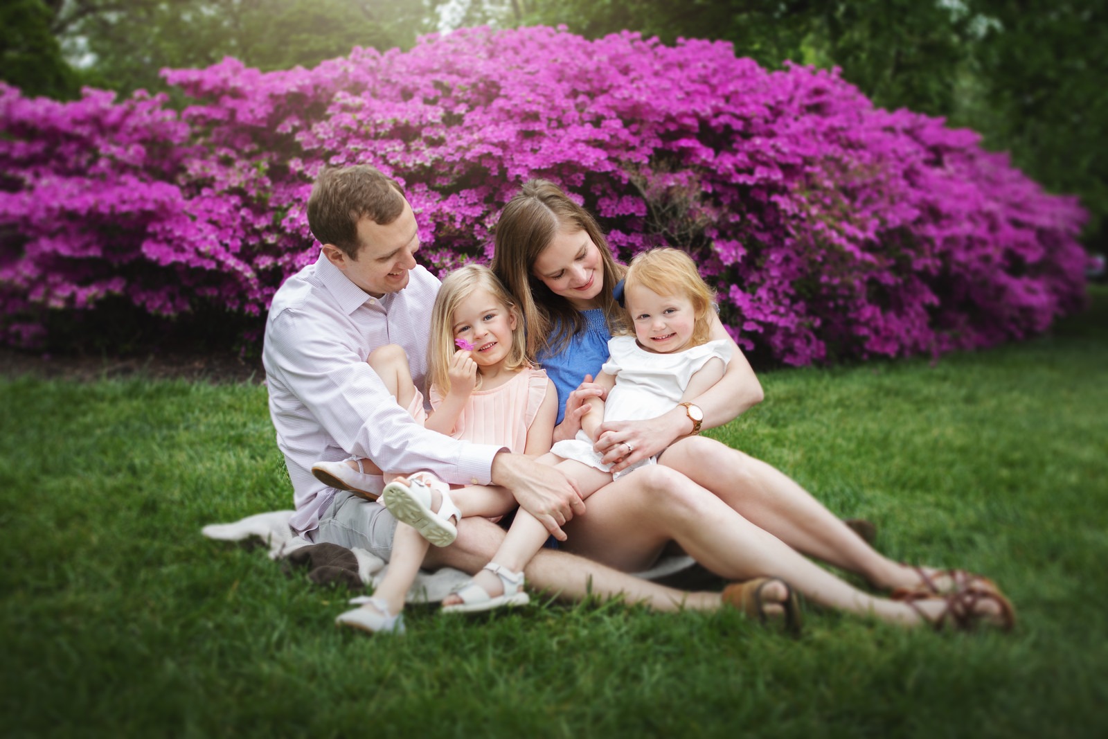 Family Portrait in Sherwood Gardens