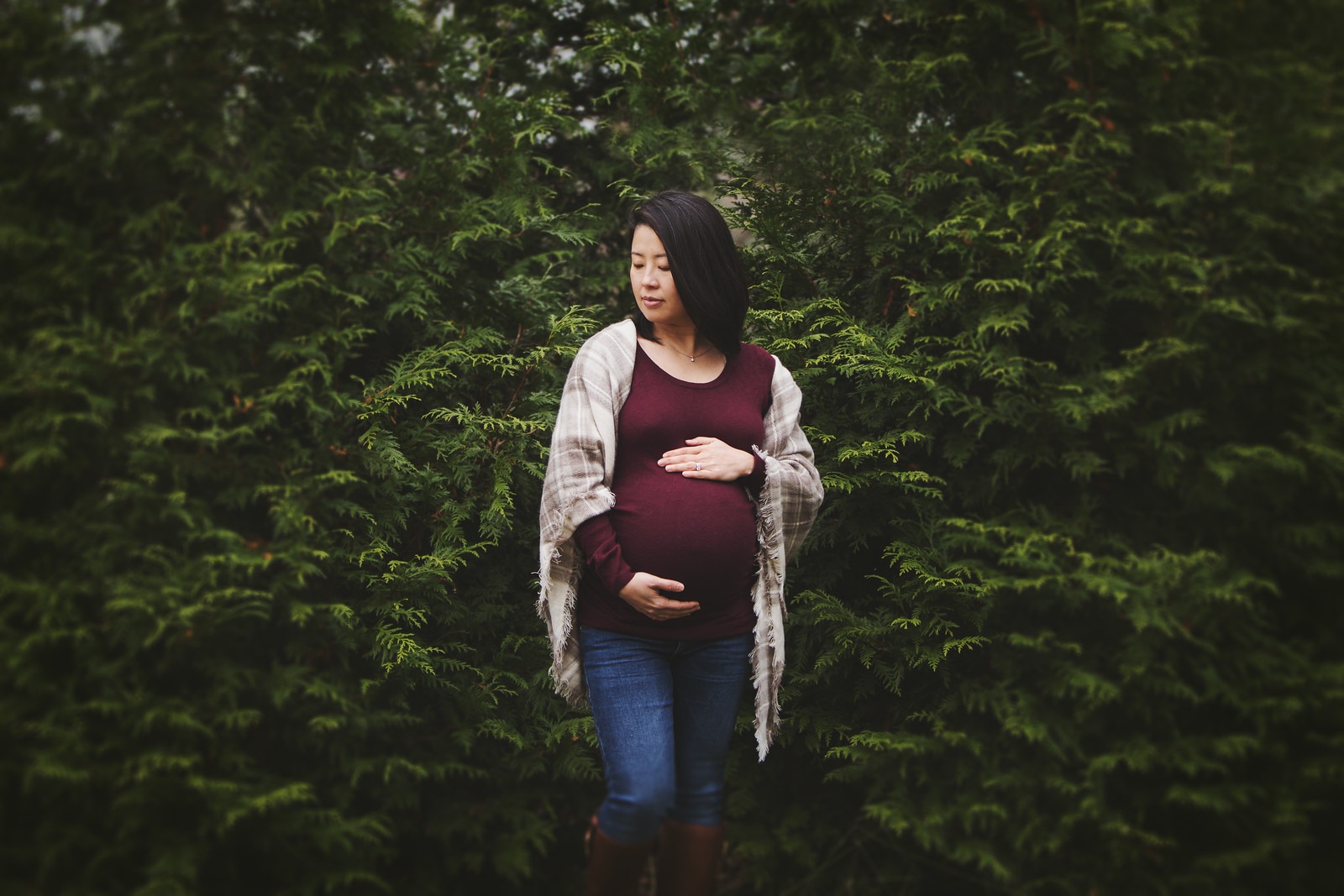 Maternity Portrait in Hampton National Historic Site