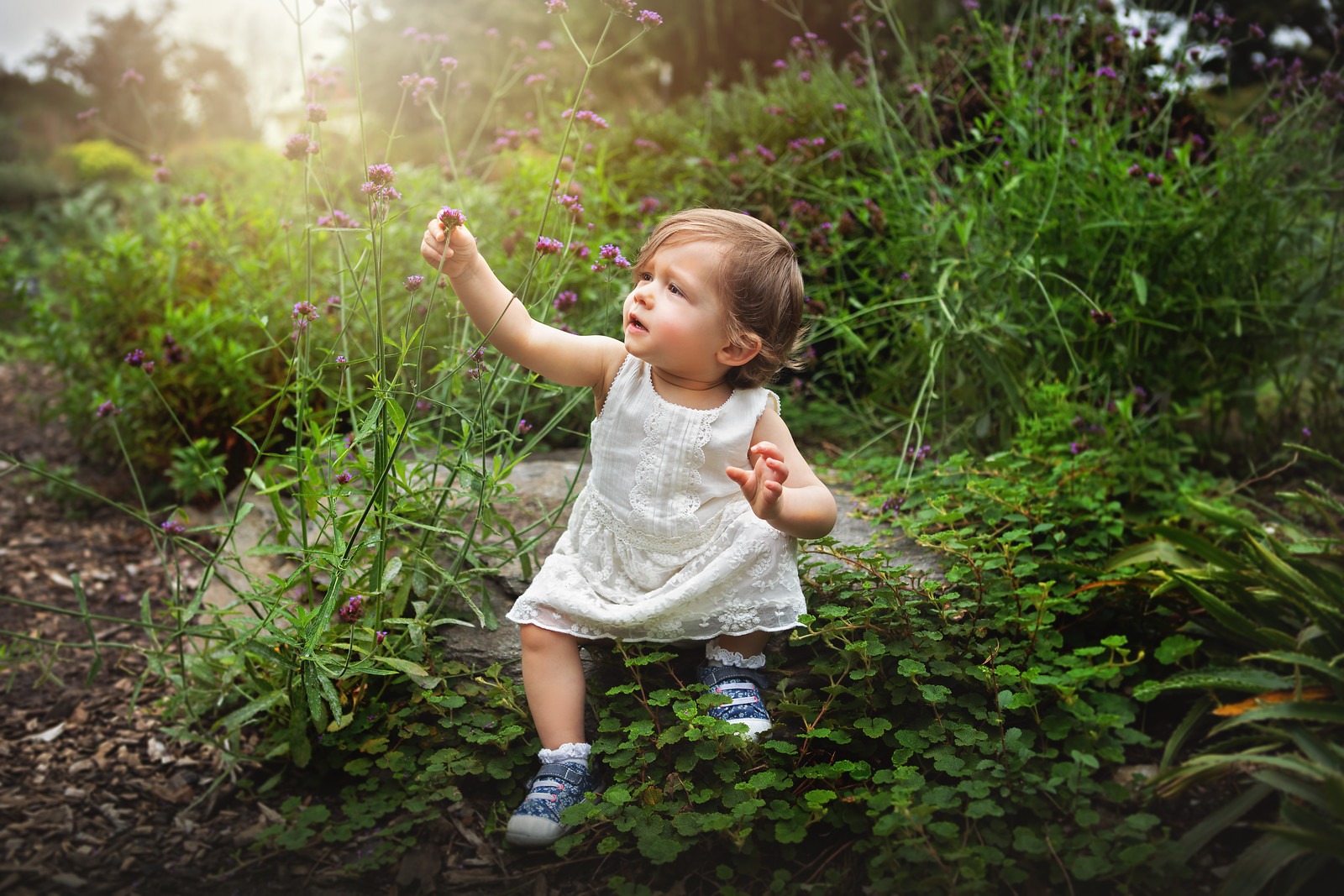 Summer Portrait of a girl in Cylburn Arboretum 3