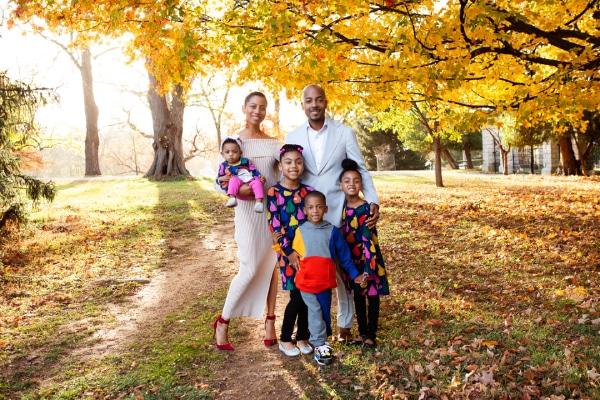 Standing family poses