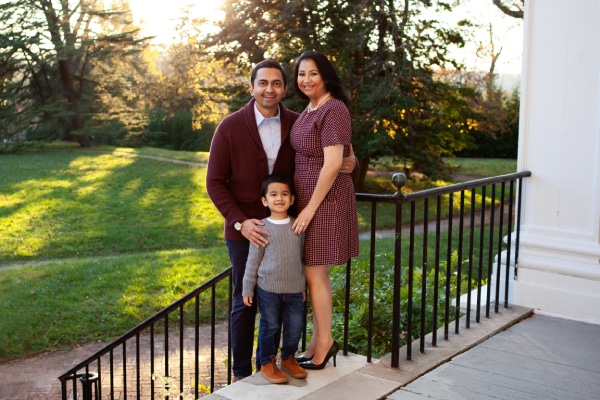 Formal family poses