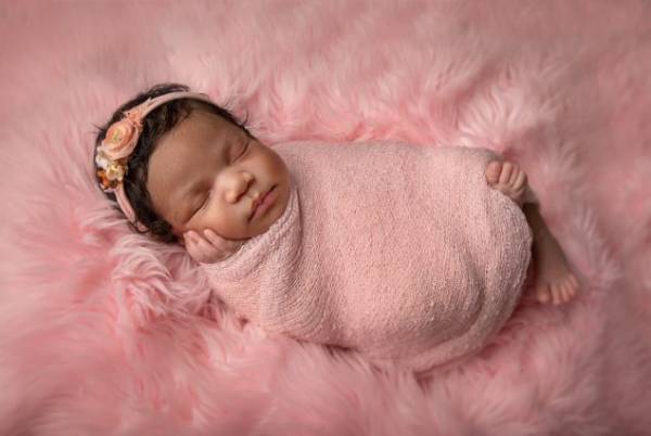 Ana Koska's newborn photography studio in Timonium, twelve minutes north of Hampden