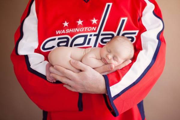 Close-up of newborn baby's hands and feet, Federal Hill session