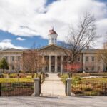 Old Baltimore County Courthouse in Towson — historic 1855 landmark on Washington Avenue