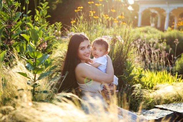 Family portraits mother kid