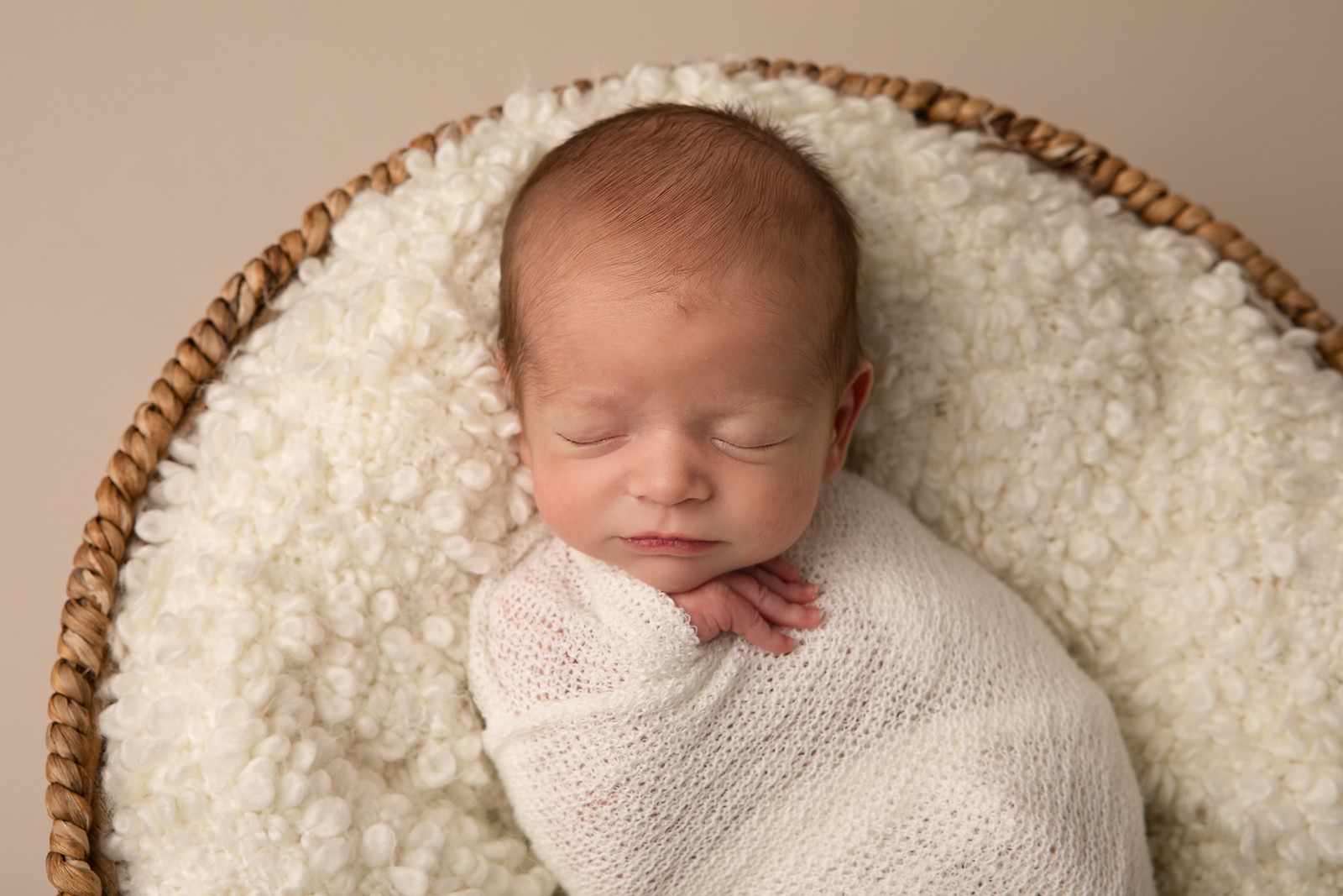 Twin Boys in newborn studio session