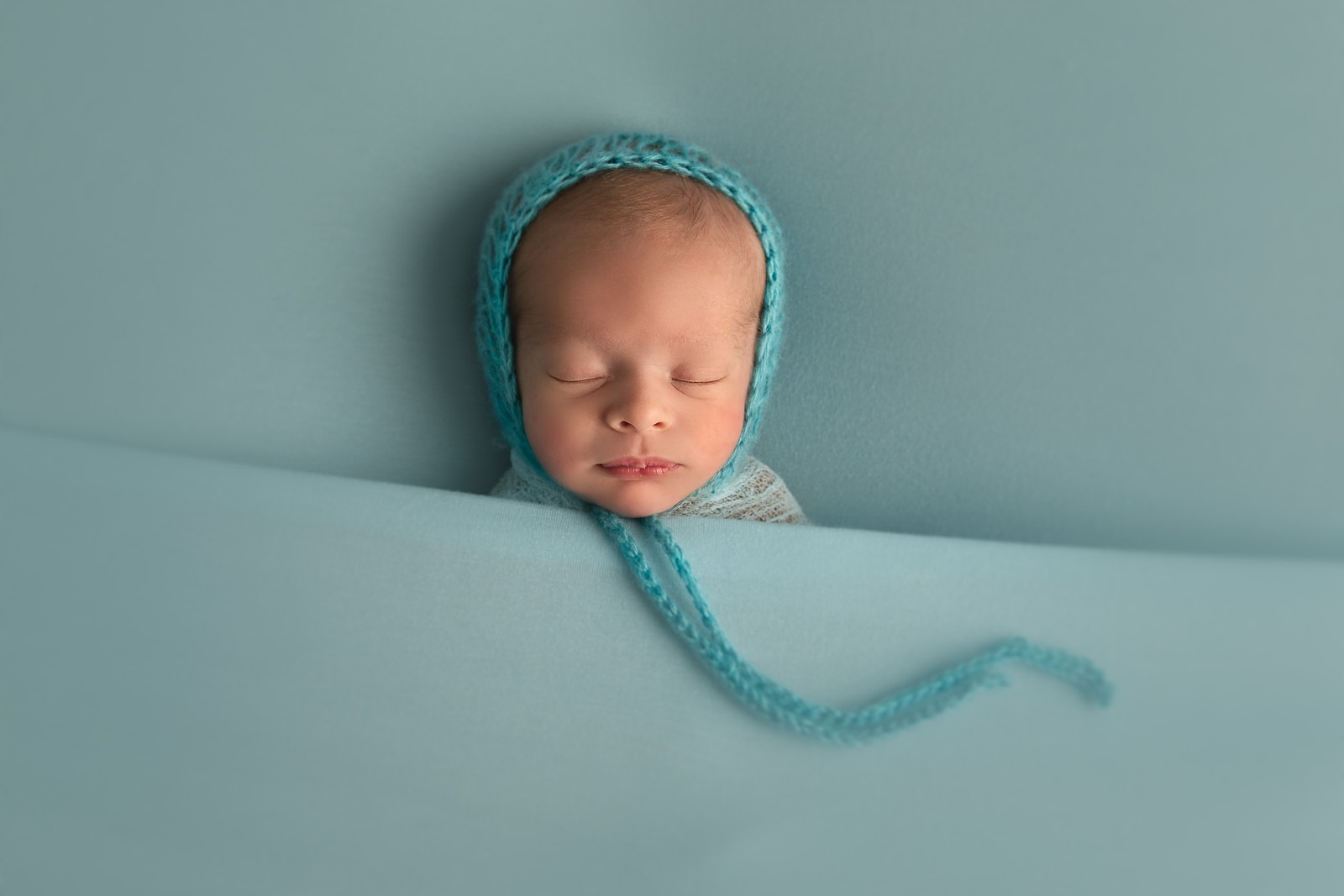 Twin Boys in newborn studio session