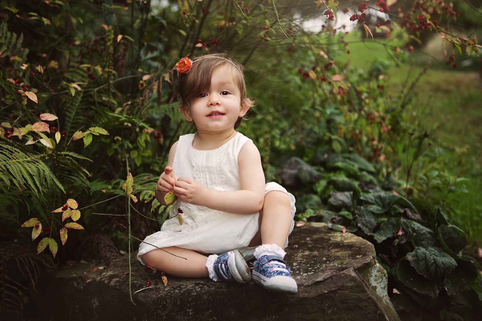 Summer Portrait of a girl in Cylburn Arboretum 2