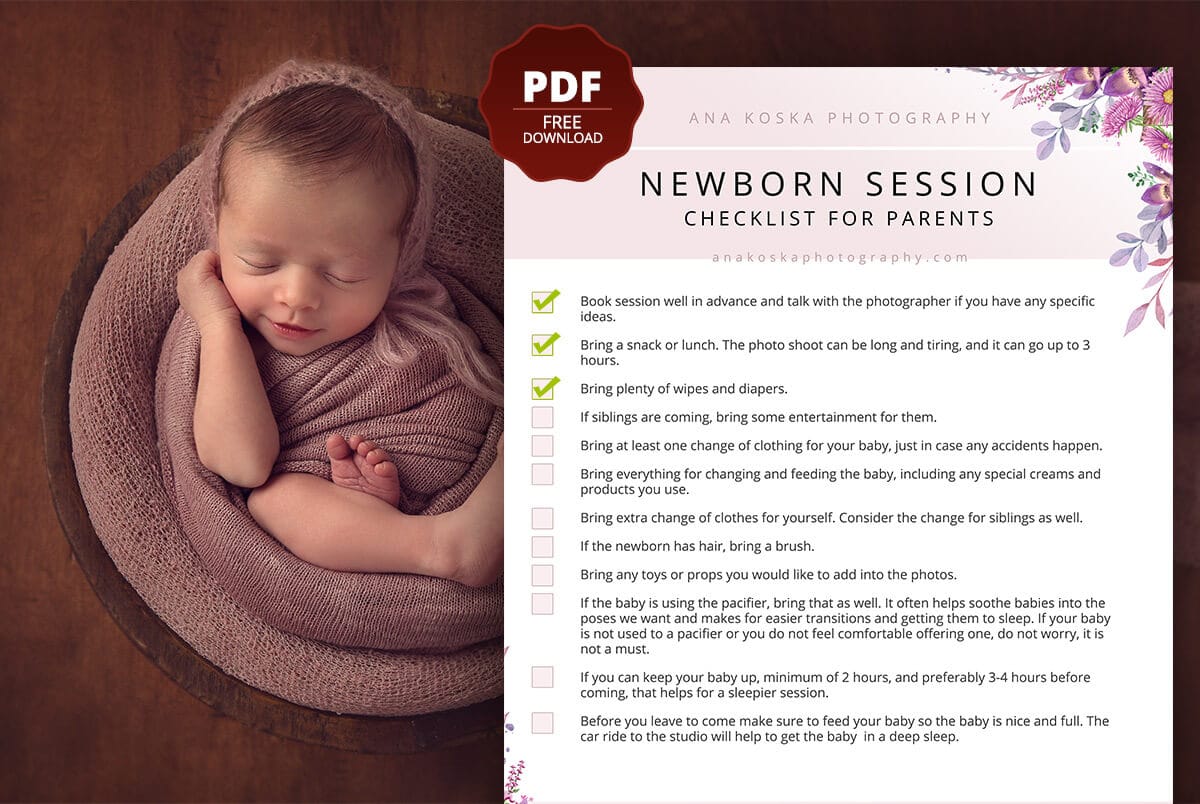 newborn session prep guide