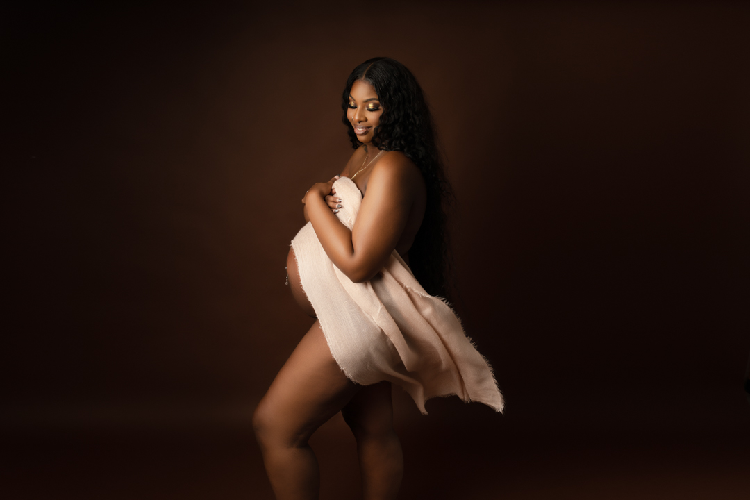 Maryland Studio Maternity Photoshoot - Mary Bosotu Photography