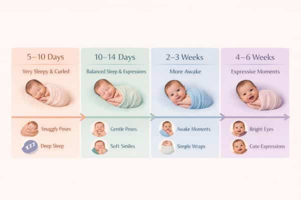 Best time for newborn photos